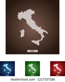 map of Italy