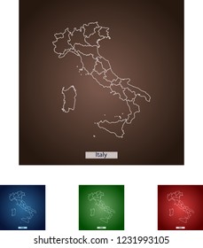 map of Italy