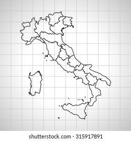 5,078 Map Of Italy Black And White Images, Stock Photos &amp; Vectors ...