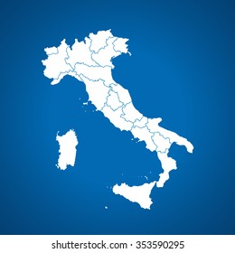 map of Italy