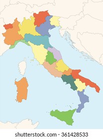 map of italy
