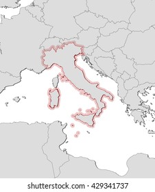Map - Italy