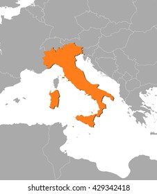 Map - Italy