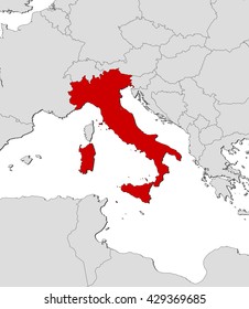 Map - Italy