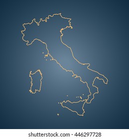 map of Italy