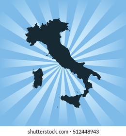 map of Italy