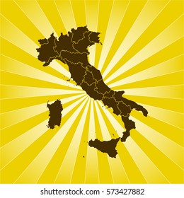 map of Italy