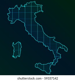 map of italy