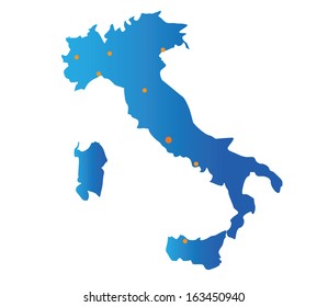 map italy cities