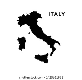 Map of Italy country icon  vector illustration