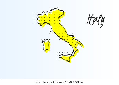 Drawing Of Italy Map Images Stock Photos Vectors