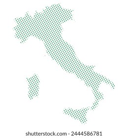 Map of italy with padel image