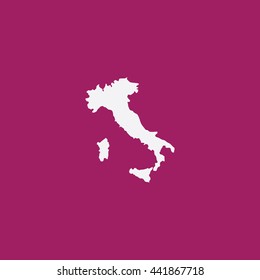 Map of Italy Vector Illustration