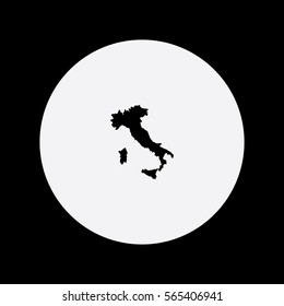 Map of Italy Vector Illustration