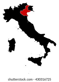 Map - Italy, Veneto