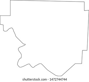 map of Izard in state of Arkansas