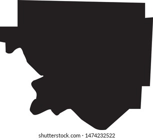 map of Izard in state of Arkansas