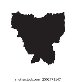 Map of Jakarta vector illustration symbol design
