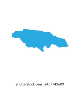 map of Jamaica icon. Illustration vector graphic of map of Jamaica
