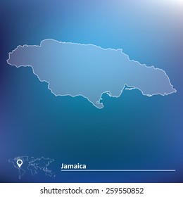 Map Jamaica Vector Illustration Stock Vector (Royalty Free) 259550852 ...