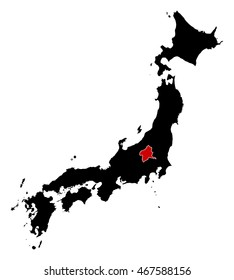 Map - Japan, Gunma