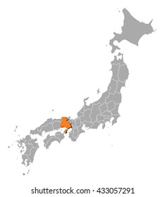 Map - Japan, Hyogo