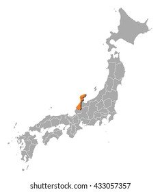 Map - Japan, Ishikawa