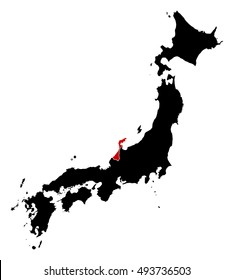 Map - Japan, Ishikawa