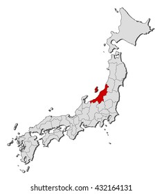 Map - Japan, Niigata