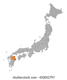 Map - Japan, Oita