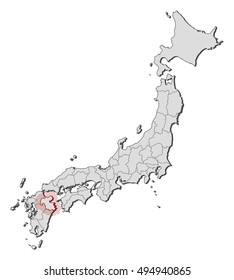 Map - Japan, Oita