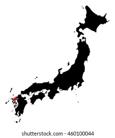 Map - Japan, Saga