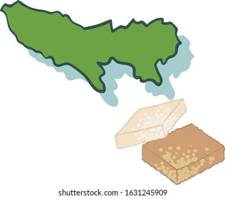 Map of Japan and specialty Tokyo