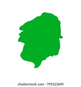 Map of Japan. terrain.Tochigi Prefecture