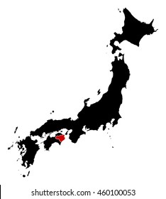 Map - Japan, Tokushima