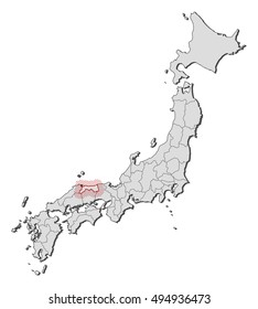 Map - Japan, Tottori