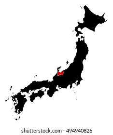 Map - Japan, Toyama