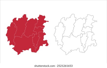 Map of jehanabad district district, Jehanabad District, Bihar State, Republic of India, Government of Bihar, Indian territory, Eastern India, politics, village, tourism