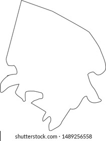 Map of Jessamine County in the state of Kentucky