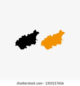 Map of Jogeva - Estonia map of Vector Illustration