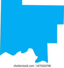 map of Johnson in state of Arkansas
