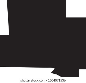 map of johnston county in state of oklahoma
