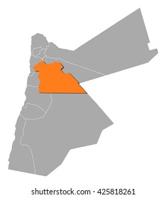 Map - Jordan, Amman