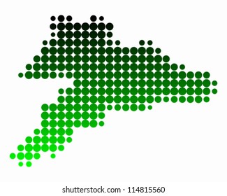 Map of Jura