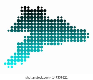 Map of Jura