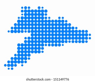 Map of Jura