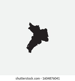 Map of Kagithane - Istanbul - Turkey graphic element Illustration template design
