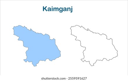 Map of Kaimganj, Farrukhabad District, Uttar Pradesh State, Republic of India, Government of  Uttar Pradesh, Indian territory, Eastern India, politics, village, tourism