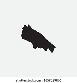 Map of Kanpur - India graphic element Illustration template design
