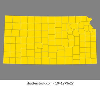 Map of Kansas